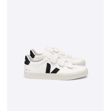 Veja RECIFE CHROMEFREE Men's Shoes White/Black | CA 197BEX